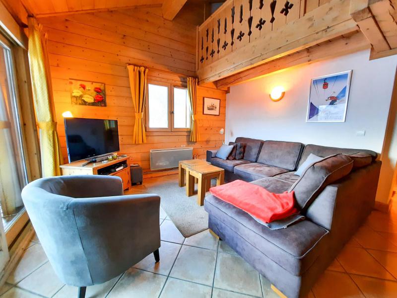 Vakantie in de bergen Appartement 4 kamers 6 personen (A3) - Chalets du Doron - Les Menuires - Woonkamer