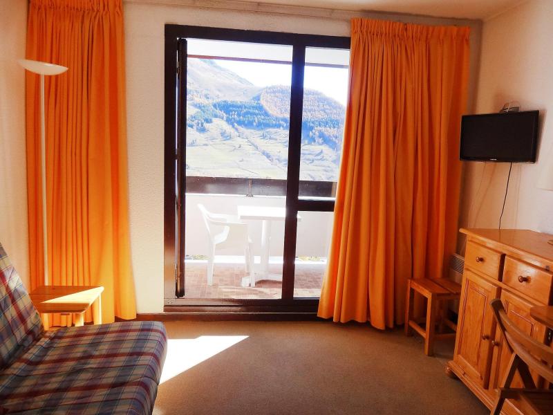 Vakantie in de bergen Appartement 1 kamers 2 personen (24) - Chalets du Soleil - Les 2 Alpes - Woonkamer