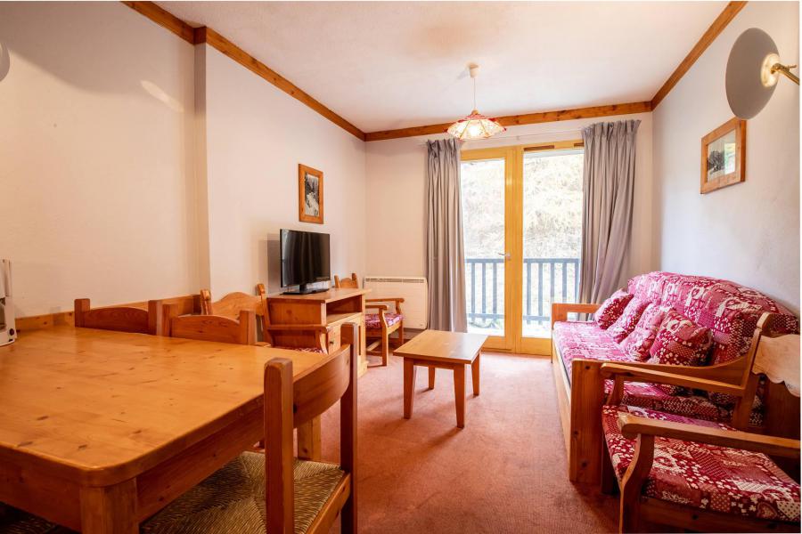 Vakantie in de bergen Appartement 2 kabine kamers 6 personen (B156) - Chalets du Thabor - Valfréjus - Woonkamer