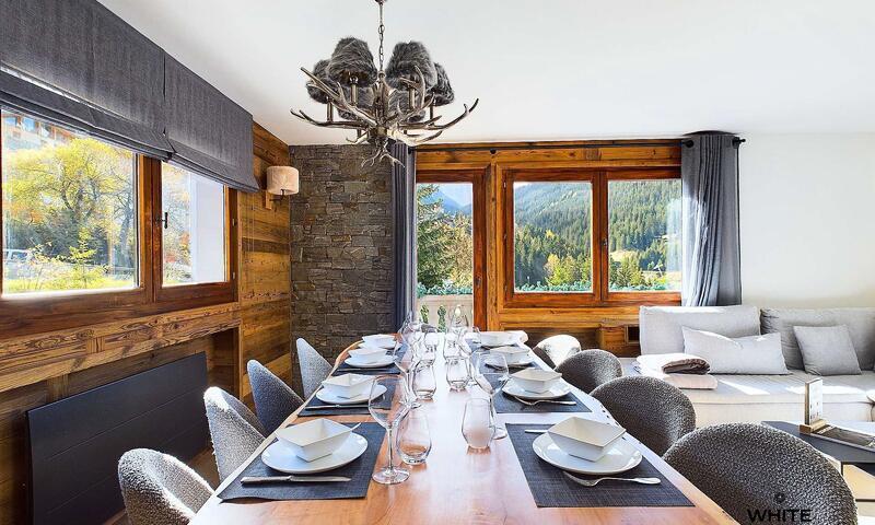 Urlaub in den Bergen 4 Zimmer Chalet für 10 Personen (110m²) - Chalets Le Cepe - Courchevel - Draußen im Sommer