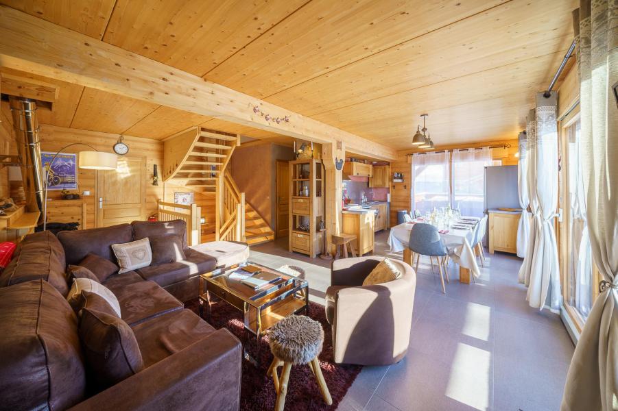 Vacanze in montagna Chalet su 3 piani 5 stanze per 8 persone (Rébèque) - Chalets Les Balcons du Golf - Alpe d'Huez - Divano