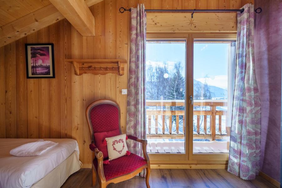 Vacances en montagne Chalet triplex 5 pièces 8 personnes (Rébèque) - Chalets Les Balcons du Golf - Alpe d'Huez - Chambre mansardée