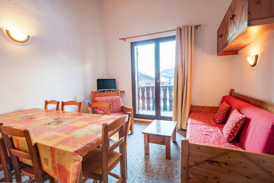 Vakantie in de bergen Appartement 2 kamers mezzanine 6 personen (EP71B) - Chalets les Epervières - La Norma - Woonkamer