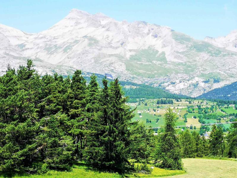 Urlaub in den Bergen Doppelchalethälfte 3 Zimmer für 7 Personen (27) - Chalets Les Flocons du Soleil - La Joue du Loup - Draußen im Sommer