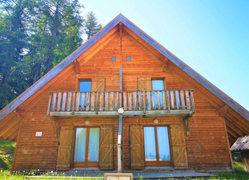 Urlaub in den Bergen Doppelchalethälfte 3 Zimmer für 7 Personen (05) - Chalets Les Flocons du Soleil - La Joue du Loup - Draußen im Sommer