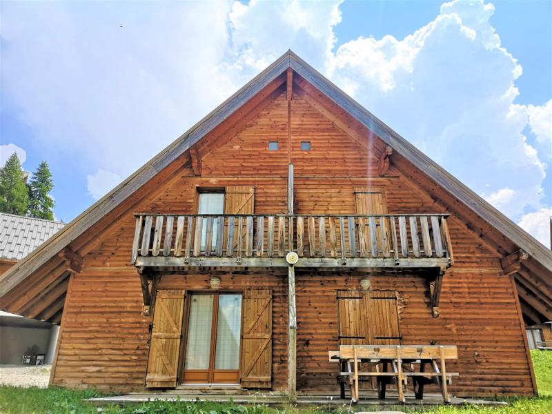 Skiverleih Benachbartes Duplex Haus 3 Zimmer 7 Menschen (46) - Chalets Les Flocons du Soleil - La Joue du Loup - Draußen im Sommer