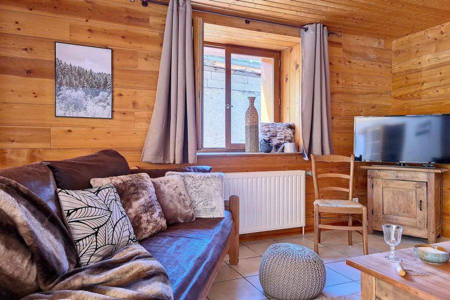 Urlaub in den Bergen Triplex-Chalet 4 zimmer 8 Personnen (Siana) - Chalets les Granges - Saint Martin de Belleville - Wohnzimmer