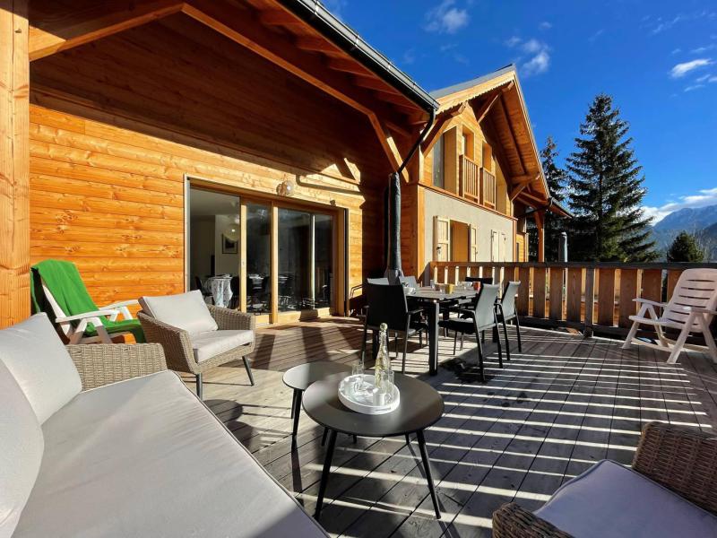 Rent in ski resort 4 room duplex chalet 8 people - CHALETS ROMARI - Serre Chevalier - Summer outside
