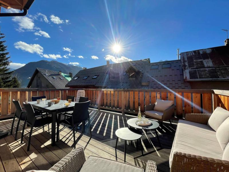 Vacanze in montagna Chalet su 2 piani 4 stanze per 8 persone - CHALETS ROMARI - Serre Chevalier - Balcone