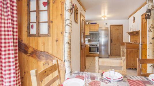 Vakantie in de bergen Chalet 6 kamers 12 personen (121) - Chalets Violettes - Saint Martin de Belleville - Woonkamer