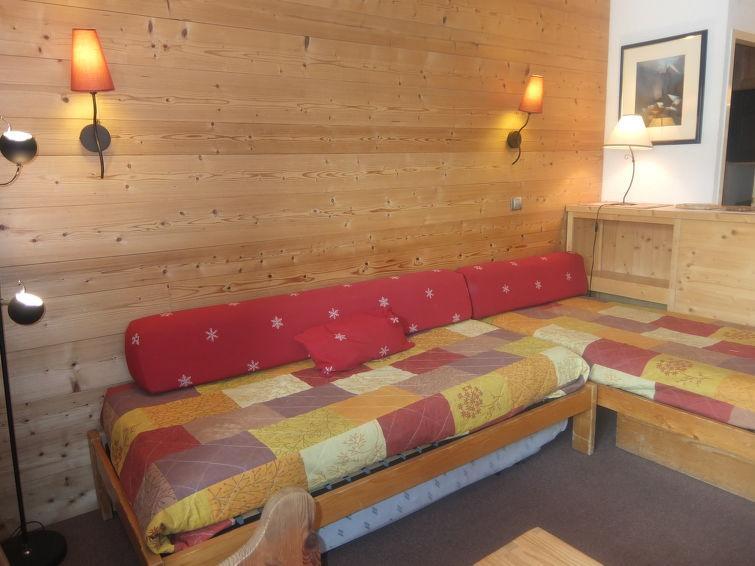 Urlaub in den Bergen 2-Zimmer-Appartment für 5 Personen (3) - Chanteneige la Croisette - Les Menuires - Wohnzimmer