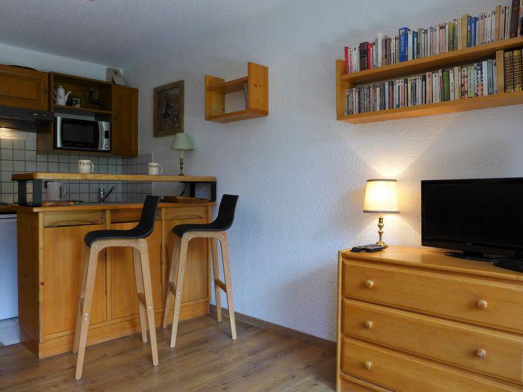 Vakantie in de bergen Appartement 1 kamers 2 personen (22) - Clos du Savoy - Chamonix - Woonkamer