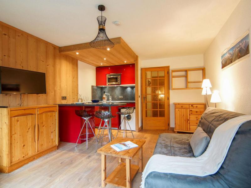 Vakantie in de bergen Appartement 2 kamers 4 personen (8) - Clos du Savoy - Chamonix - Woonkamer