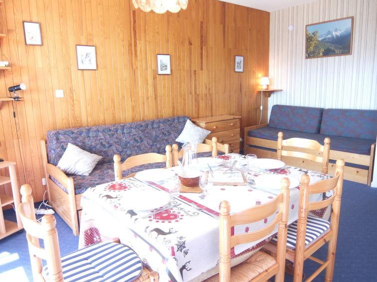 Vakantie in de bergen Appartement 1 kamers 4 personen (2) - Côte Louve - La Toussuire - Woonkamer