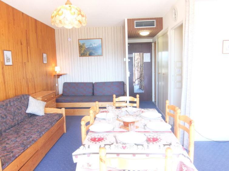 Vakantie in de bergen Appartement 1 kamers 4 personen (2) - Côte Louve - La Toussuire - Woonkamer