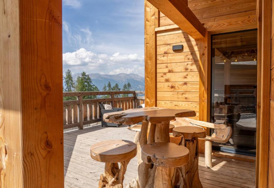 Urlaub in den Bergen 5 Zimmer Chalet für 12 Personen (3) - Domaine Du Loup Blanc - Les Orres - Balkon