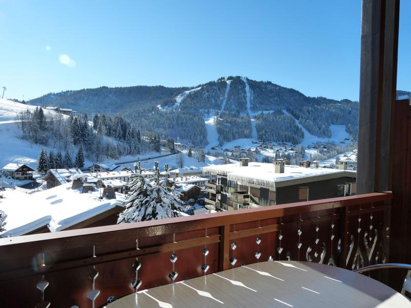 Vakantie in de bergen Appartement 2 kamers bergnis 4 personen (13) - Domanial A - La Clusaz - Balkon