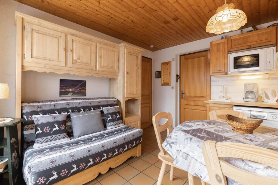 Vakantie in de bergen Appartement 2 kamers 4 personen (01) - Domanial B - La Clusaz - Woonkamer