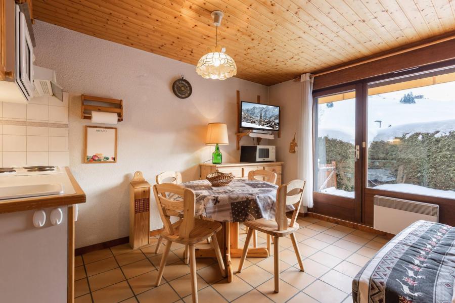 Vakantie in de bergen Appartement 2 kamers 4 personen (01) - Domanial B - La Clusaz - Woonkamer