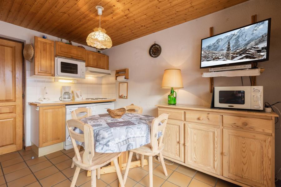 Vakantie in de bergen Appartement 2 kamers 4 personen (01) - Domanial B - La Clusaz - Woonkamer