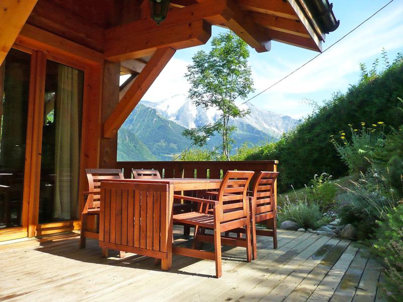 Holiday in mountain resort 5 room chalet 8 people (1) - Du Bulle - Saint Gervais - Terrace