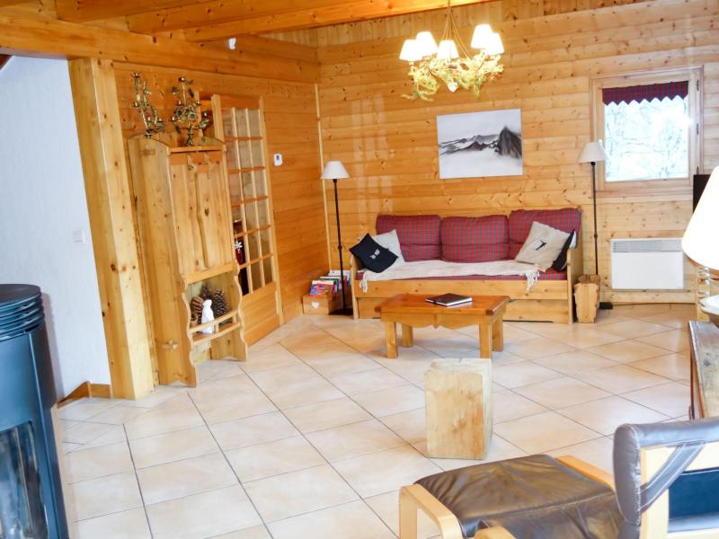 Vakantie in de bergen Chalet 5 kamers 8 personen (1) - Du Bulle - Saint Gervais - Woonkamer
