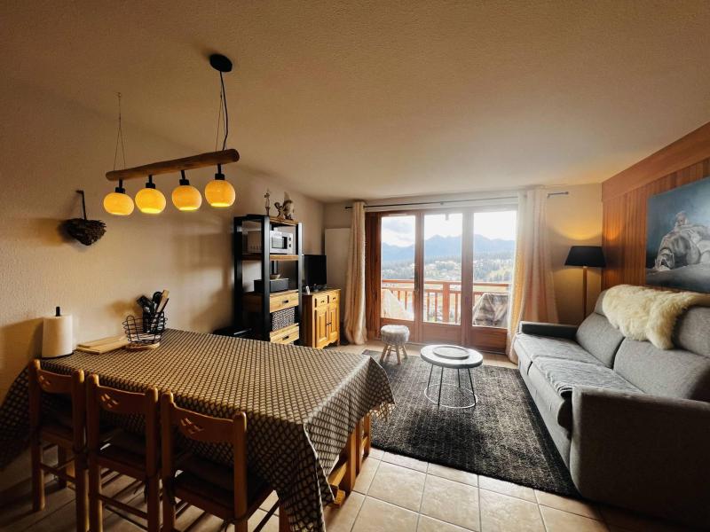 Vakantie in de bergen Appartement 2 kabine kamers 6 personen (EPIL06) - EPILOBE - Les Saisies - Woonkamer