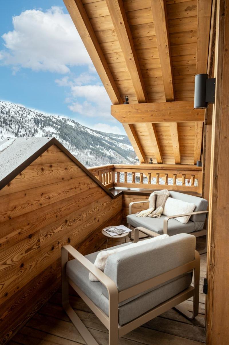 Vacanze in montagna Appartamento su due piani 5 stanze per 8 persone (E31) - Falcon - Méribel - Balcone