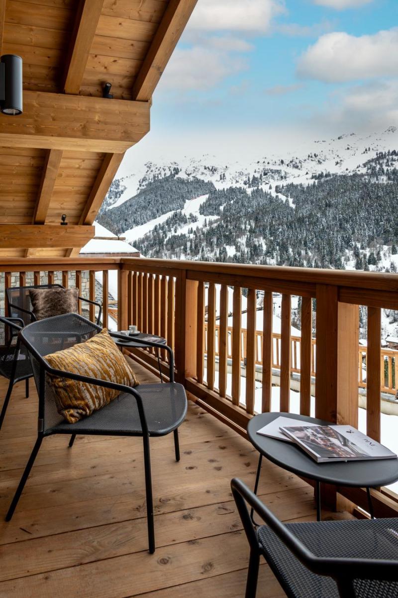 Vacances en montagne Appartement duplex 5 pièces 8 personnes (H12) - Falcon - Méribel - Balcon