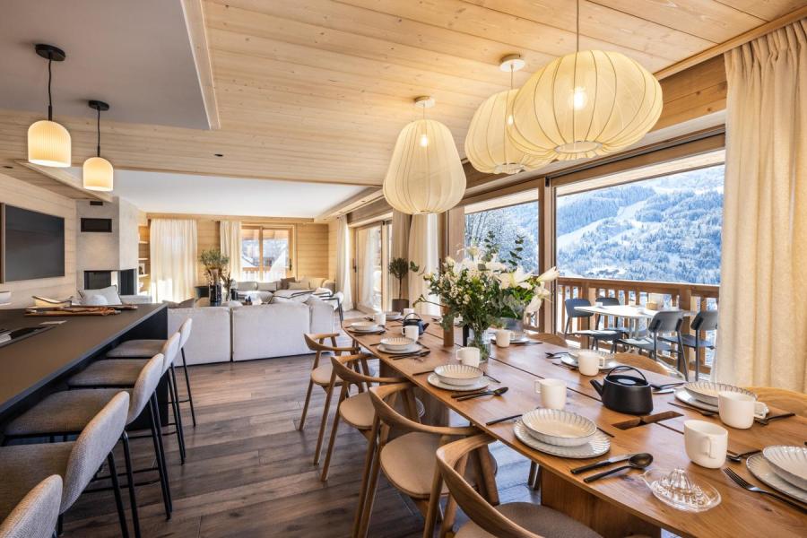 Urlaub in den Bergen Wohnung 5 Zimmer Kabine 8-10 Personen (E11) - Falcon - Méribel - Wohnzimmer