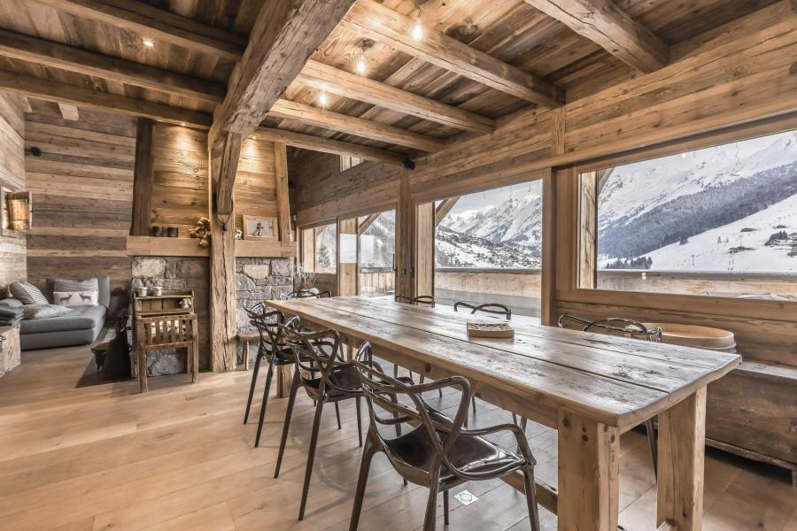 Urlaub in den Bergen 5 Zimmer Chalet für 11 Personen - Family Lodge - La Clusaz - Wohnzimmer