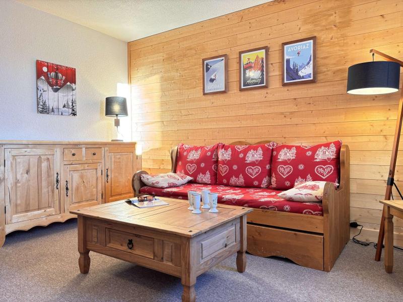 Vakantie in de bergen Appartement 2 kamers 4 personen (513) - Fontaines Blanches - Avoriaz - Woonkamer