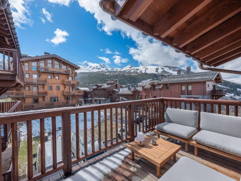 Holiday in mountain resort 7 room chalet 12 people - GOYARD - Courchevel - Balcony