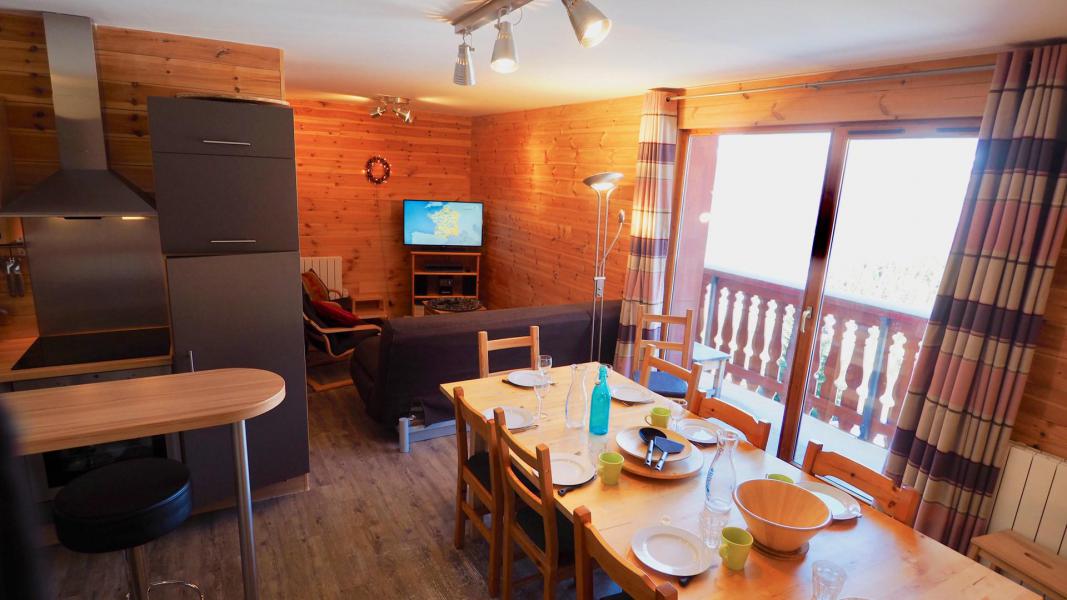 Vakantie in de bergen Appartement 4 kamers 8 personen (24) - Grand Argentier - Valfréjus - Woonkamer