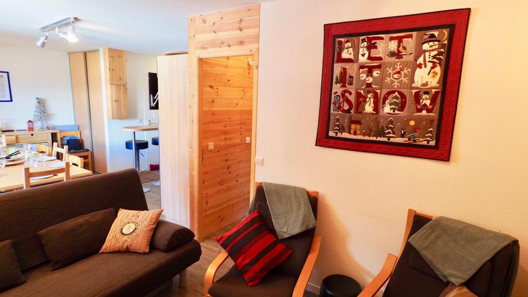 Vakantie in de bergen Appartement 4 kamers 8 personen (24) - Grand Argentier - Valfréjus - Woonkamer