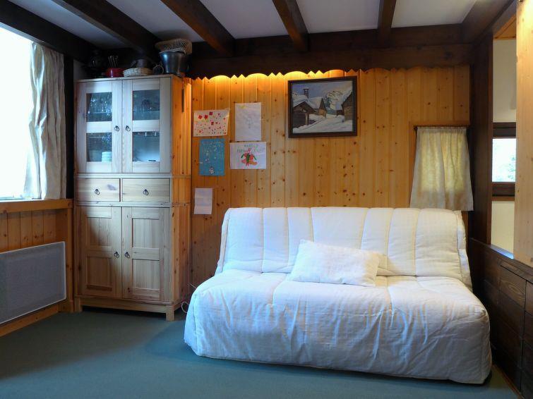 Vakantie in de bergen Appartement 1 kamers 4 personen (4) - Grand Roc - Chamonix - Woonkamer