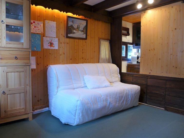 Vakantie in de bergen Appartement 1 kamers 4 personen (4) - Grand Roc - Chamonix - Woonkamer