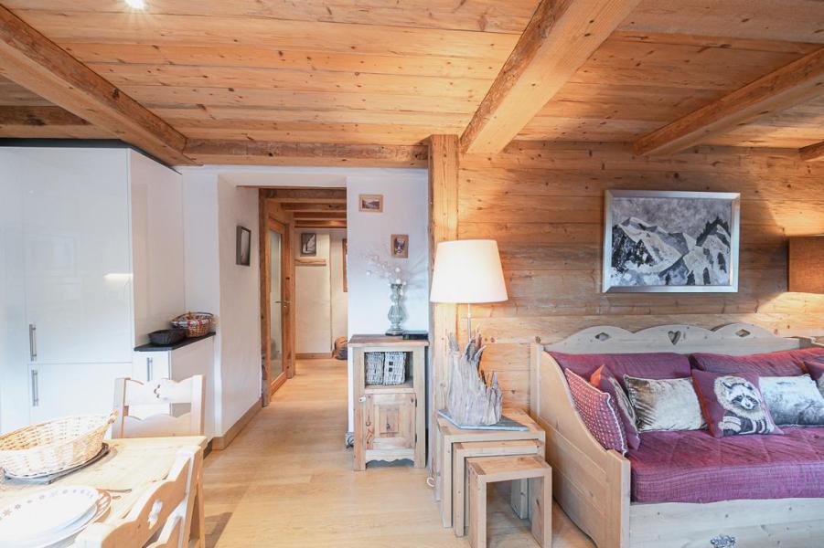 Holiday in mountain resort 3 room apartment 6 people - Hameau de la Blaitiere - Chamonix - Living room