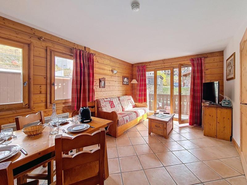 Vakantie in de bergen Appartement 3 kamers 6 personen (B18) - Hameau des Airelles - Les Menuires - Woonkamer