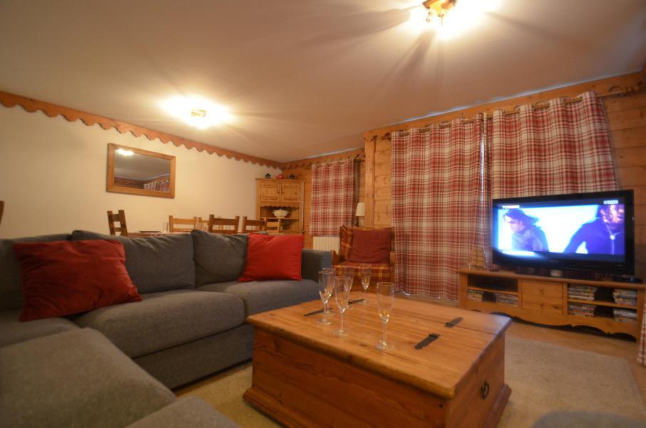 Vakantie in de bergen Appartement 4 kamers 6 personen (A7) - Hameau des Marmottes - Les Menuires - Woonkamer