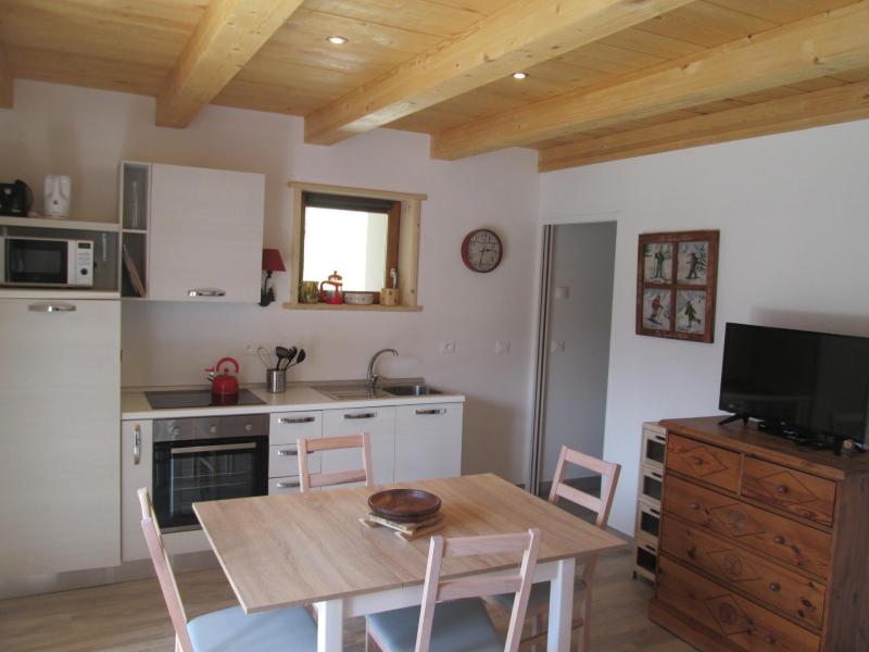 Vakantie in de bergen Appartement 3 kamers mezzanine 5 personen - Hameau le Pontet - Arêches-Beaufort - Woonkamer