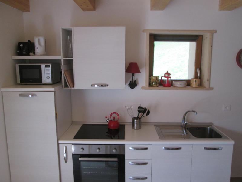 Vacances en montagne Appartement 3 pièces mezzanine 5 personnes - Hameau le Pontet - Arêches-Beaufort - Kitchenette