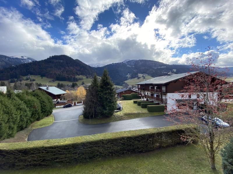 Holiday in mountain resort Studio 4 people (B14) - HAUTS DE PRAZ - Praz sur Arly - Summer outside