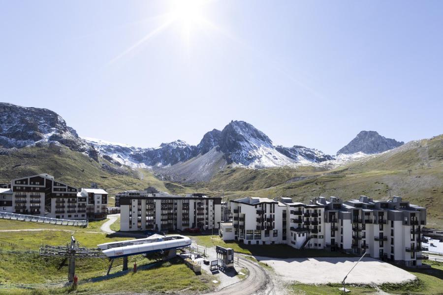 Skiverleih 4 Zimmer Maisonettewohnung für 8 Personen (B148) - Hauts Du Val Claret B1 - Tignes - Draußen im Sommer