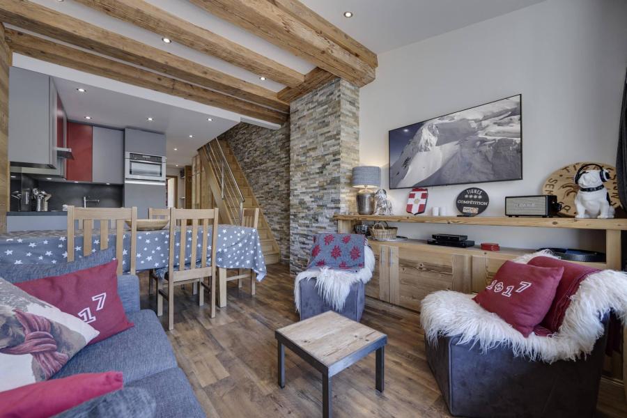 Vakantie in de bergen Appartement duplex 4 kamers 8 personen (B148) - Hauts Du Val Claret B1 - Tignes - Woonkamer