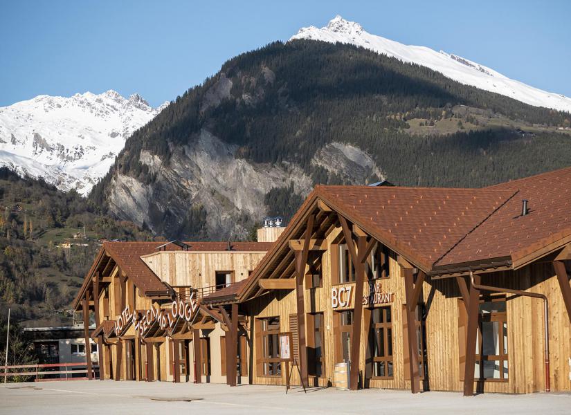 Location au ski Hôtel Base Camp Lodge - Les Arcs - Extérieur été