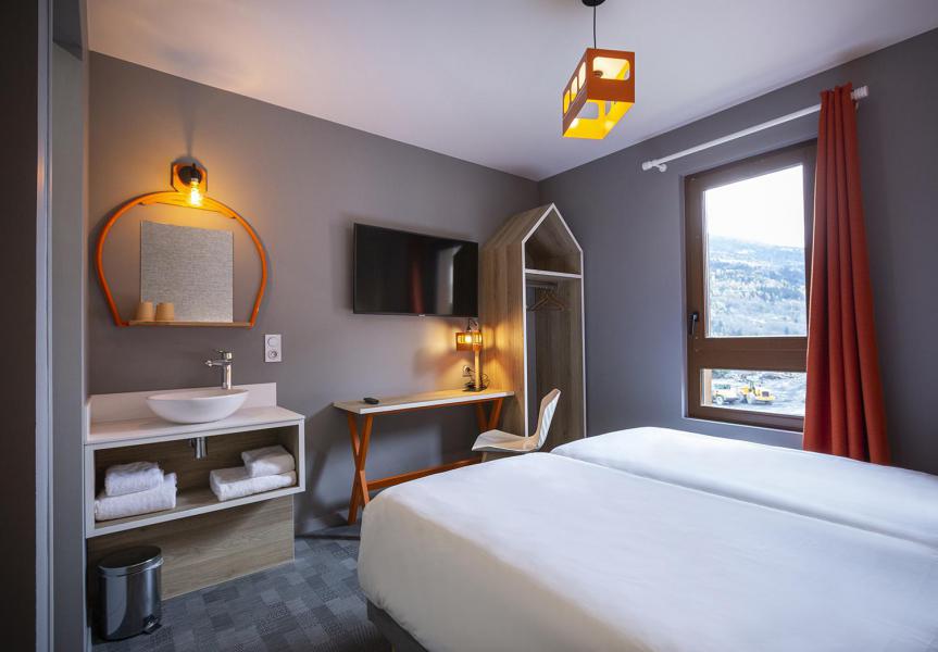 Holiday in mountain resort Hôtel Base Camp Lodge - Les Arcs - Bedroom