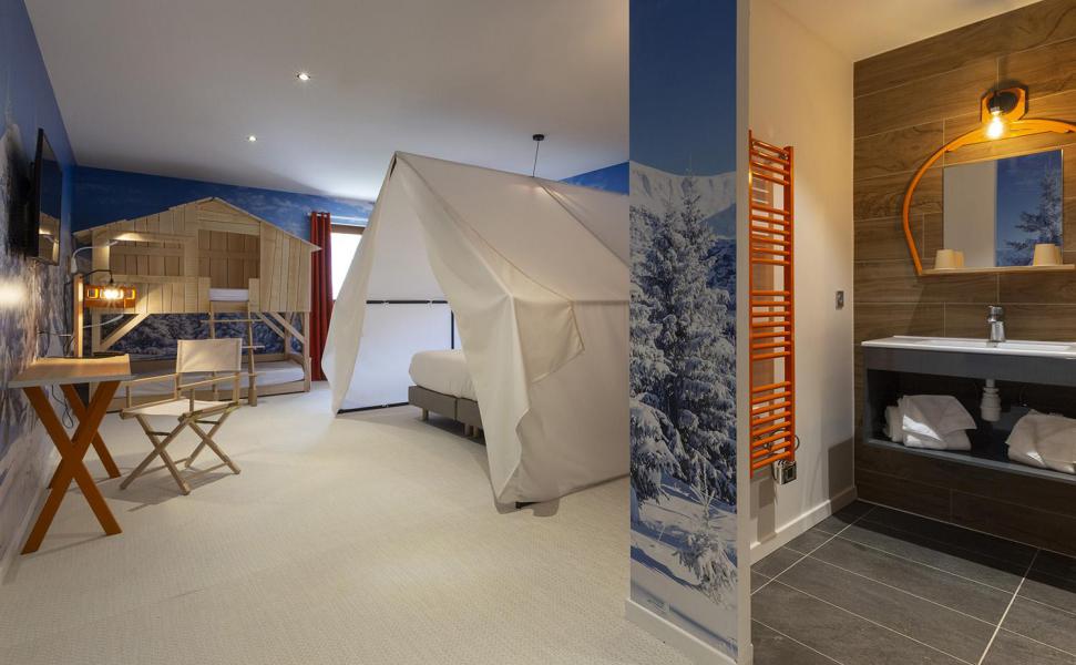 Holiday in mountain resort Bedroom for 1-2 people (TENTE) - Hôtel Base Camp Lodge - Les Arcs - Bedroom