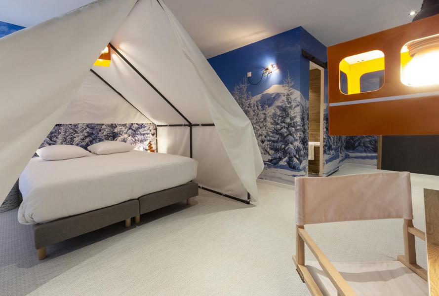 Holiday in mountain resort Bedroom for 1-2 people (TENTE) - Hôtel Base Camp Lodge - Les Arcs - Double bed