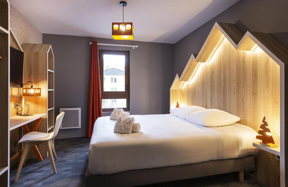 Holiday in mountain resort Room 2 people (CORDEE) - Hôtel Base Camp Lodge - Les Arcs - Bedroom